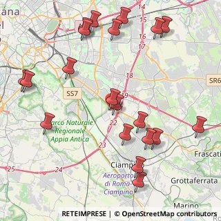 Mappa Via Villa S. Giovanni, 00173 Roma RM, Italia (5.3385)