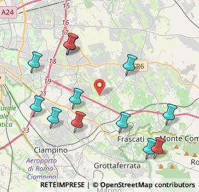 Mappa Via del Fosso del Cavaliere, 00133 Roma RM, Italia (4.765)