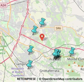 Mappa Via del Fosso del Cavaliere, 00133 Roma RM, Italia (4.28545)