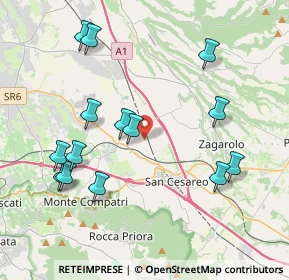 Mappa Dei Frutteti, 00030 San Cesareo RM, Italia (4.53071)