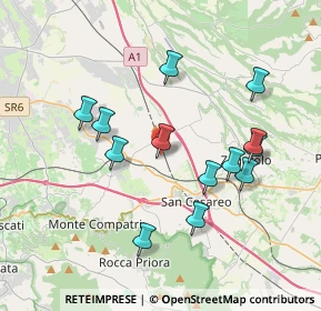 Mappa Dei Frutteti, 00030 San Cesareo RM, Italia (3.82769)