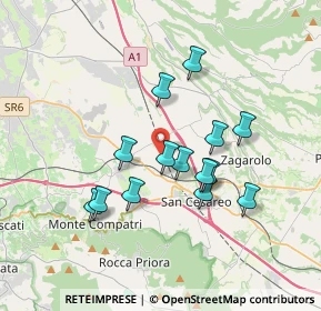 Mappa Dei Frutteti, 00030 San Cesareo RM, Italia (3.25429)