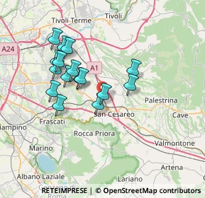 Mappa Dei Frutteti, 00030 San Cesareo RM, Italia (6.64438)
