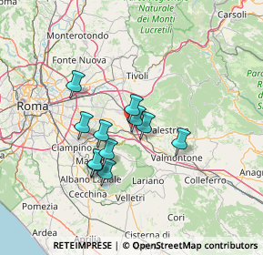 Mappa Via Tav, 00030 San Cesareo RM, Italia (11.08455)