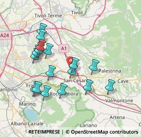 Mappa Via Tav, 00030 San Cesareo RM, Italia (7.71059)