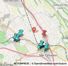 Mappa Via Tav, 00030 San Cesareo RM, Italia (2.226)