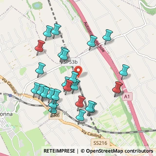 Mappa Via Tav, 00030 San Cesareo RM, Italia (1.07778)