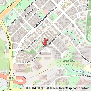 Mappa Via Benedetto Croce, 125, 00142 Roma, Roma (Lazio)