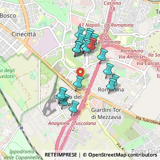 Mappa Via Vincenzo Giudice, 00173 Roma RM, Italia (0.829)