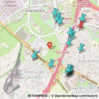 Mappa Via Vincenzo Giudice, 00173 Roma RM, Italia (0.6505)