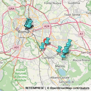 Mappa Via Vincenzo Giudice, 00173 Roma RM, Italia (8.47944)