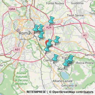 Mappa Via Vincenzo Giudice, 00173 Roma RM, Italia (6.33)
