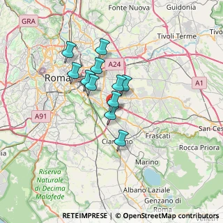 Mappa Via Vincenzo Giudice, 00173 Roma RM, Italia (5.27455)