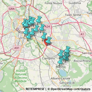 Mappa Via Vincenzo Giudice, 00173 Roma RM, Italia (8.2465)