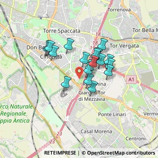 Mappa Via Vincenzo Giudice, 00173 Roma RM, Italia (1.3835)