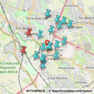 Mappa Via Vincenzo Giudice, 00173 Roma RM, Italia (1.751)