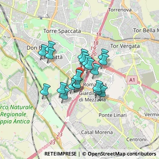 Mappa Via Vincenzo Giudice, 00173 Roma RM, Italia (1.3045)