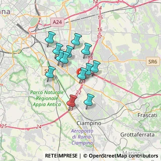 Mappa Via Vincenzo Giudice, 00173 Roma RM, Italia (2.80308)