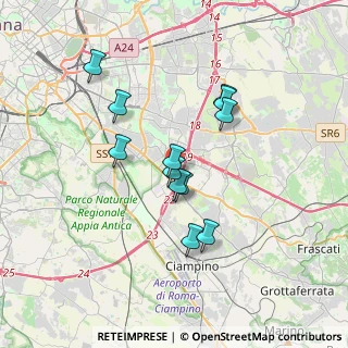 Mappa Via Vincenzo Giudice, 00173 Roma RM, Italia (3.1375)
