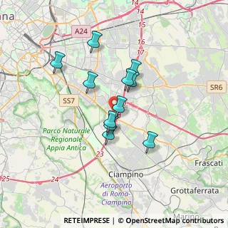 Mappa Via Vincenzo Giudice, 00173 Roma RM, Italia (2.82364)