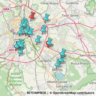 Mappa Viale Luigi Schiavonetti, 00173 Roma RM, Italia (9.4165)