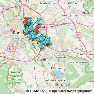 Mappa Viale Luigi Schiavonetti, 00173 Roma RM, Italia (6.70105)