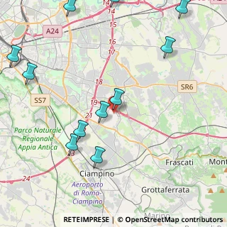 Mappa Viale Luigi Schiavonetti, 00173 Roma RM, Italia (5.78545)