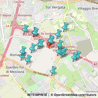 Mappa Viale Luigi Schiavonetti, 00173 Roma RM, Italia (0.8615)