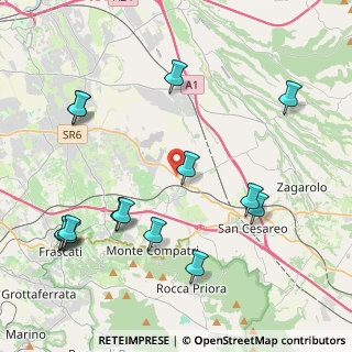 Mappa Via Casilina 444 Km 30, 00030 San Cesareo RM, Italia (5.24933)