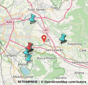 Mappa Via Casilina 444 Km 30, 00030 San Cesareo RM, Italia (7.63)