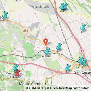 Mappa Via Casilina 444 Km 30, 00030 San Cesareo RM, Italia (3.54364)
