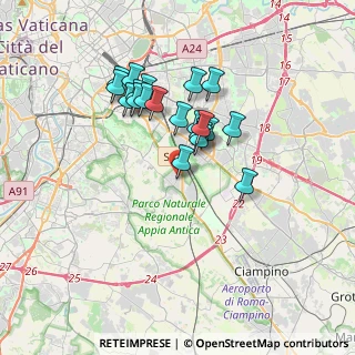 Mappa Via Servilio IV, 00178 Roma RM, Italia (3.144)