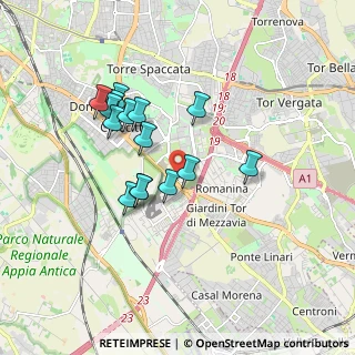 Mappa Anagnina, 00173 Roma RM, Italia (1.638)