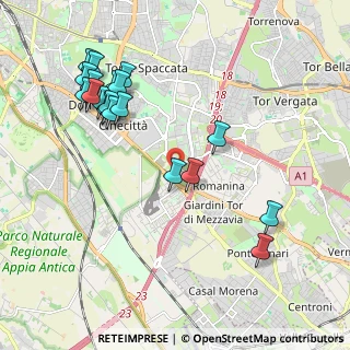 Mappa Anagnina, 00173 Roma RM, Italia (2.38105)