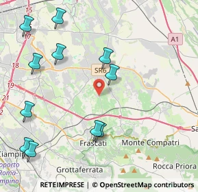 Mappa Via di Prataporci, 00044 Frascati RM, Italia (5.35545)