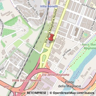 Mappa Via della Magliana, 296, 00148 Roma, Roma (Lazio)
