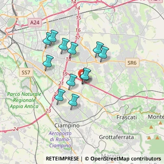 Mappa Via Mary Pandolfi de Rinaldis, 00173 Roma RM, Italia (3.10167)