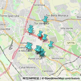 Mappa Viale Luigi Schiavonetti, 00133 Roma RM, Italia (1.50867)