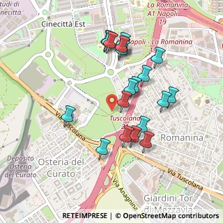 Mappa Via Giacomo Delitala, 00173 Roma RM, Italia (0.4685)
