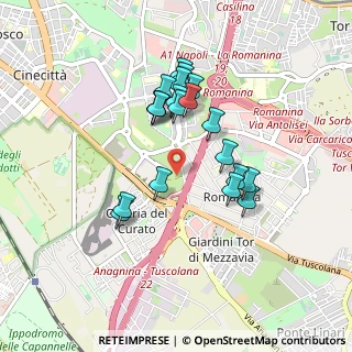 Mappa Via Giacomo Delitala, 00173 Roma RM, Italia (0.813)