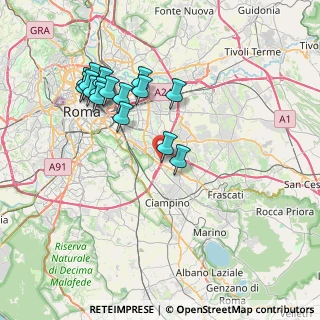 Mappa Via Giacomo Delitala, 00173 Roma RM, Italia (7.96625)