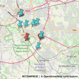 Mappa Via Giacomo Delitala, 00173 Roma RM, Italia (3.87083)