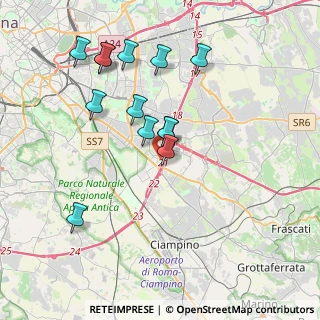 Mappa Via Giacomo Delitala, 00173 Roma RM, Italia (3.91769)
