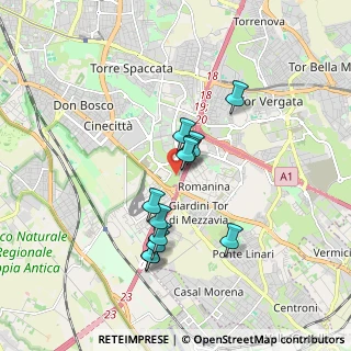 Mappa Via Giacomo Delitala, 00173 Roma RM, Italia (1.57417)