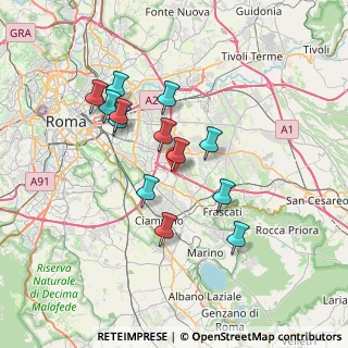 Mappa Via Mary Pandolfi de Rinaldis, 00172 Roma RM, Italia (6.64769)