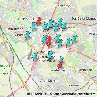 Mappa Via Carlo Coccorese, 00173 Roma RM, Italia (1.6365)