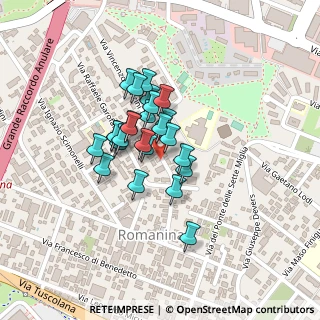 Mappa Via Carlo Coccorese, 00173 Roma RM, Italia (0.156)