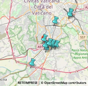 Mappa Via Greve, 00146 Roma RM, Italia (2.95)