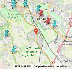 Mappa Via di San Tarcisio, 00178 Roma RM, Italia (3.26091)