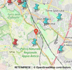 Mappa Via di San Tarcisio, 00178 Roma RM, Italia (3.20833)